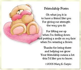 friendship poems that rhyme